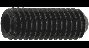 Würth Draadstift met binnenzeskant en kratereind ISO 4029, staal 45H, blank - M4 x 3 mm - 200 stuks - 02544 3