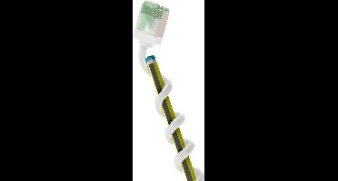 Goobay Ultraflexibele CAT 8.1 netwerkkabel, wit, CAT 8.1 patchkabels, slim, 0,25 m