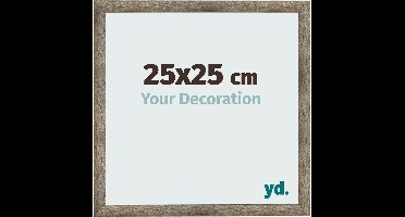 Your Decoration - Fotolijst 25x25 cm - MDF - Metaal Vintage - Bologna