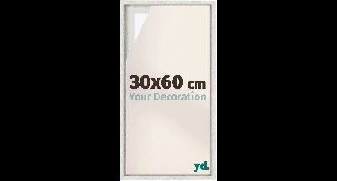 yd, Baklijst 30x60 cm White Wash - Lijst voor Canvasdoek - MDF Lyon