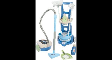 Ecoiffier Clean Home Schoonmaakkar met Stofzuiger - 10dlg.