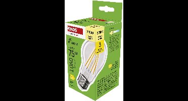 EMOS LED-lamp Filament A60 / E27 / 7,8 W (75 W) / 1060 lm / warmwit, ZF5D52
