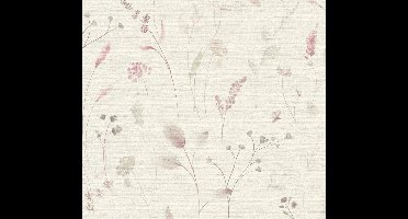 STRUCTUUR BEHANG | Modern - Wit Groen Roze Grijs - Living Walls Cosiness Designdrop 8