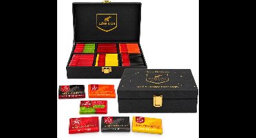 Côte d'Or Mignonnette Mix 600g - "Merry Christmas and a Happy New Year" - Luxueuze houten geschenkbox - 6 smaken melk & pure chocolade - eindejaarsgeschenk
