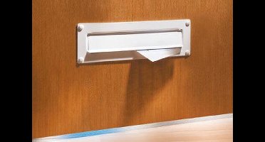 BURG WÄCHTER Briefklappe Porta 796 Si Aluminium silber pulverbeschichtet