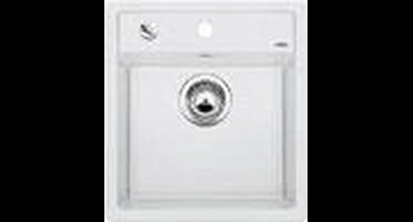 Spoelbak Blanco Dalago opbouw wit. 517160. Draaiknopbediening.
