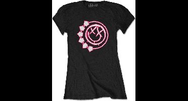 Blink182 - Six Arrow Smile Dames T-shirt - M - Zwart