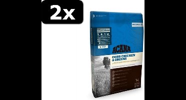 2x ACANA HERITAGE ADULT DOG 2KG