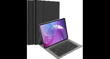 Just in Case tablet Hoes met Toetsenbord geschikt voor Lenovo Idea Tab Pro (gen 2) - QWERTZ Bluetooth Keyboard Case - Zwart