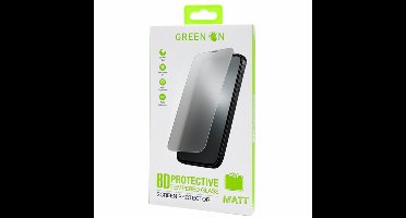 GREEN ON Matt Pro 3D Glass Screenprotector geschikt voor iPhone 17 Air - Anti-Glare - Gehard Glas