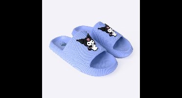 Hello Kitty Kuromi Slippers Dames – Paarse Badslippers – Comfortabel – Officiële Sanrio Merchandise