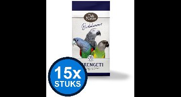 15x Deli Nature - Birdelicious papegaaien serengeti 750gr - Vogelvoer - 750 g