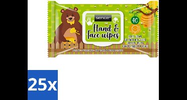 25 x Sence - Reinigingsdoekjes - Gezicht & Handen - 40 Doekjes - Reinigingsdoekjes Gezicht En Handen - Gezicht Reinigen - Handen Reinigen - Doekjes Voor Gezicht - Doekjes Voor Handen