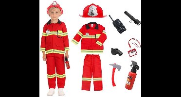 8-delige Accessoires - Dailygoods- Brandweerkostuum Kind