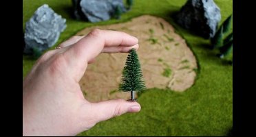 NOCH Hobby 32820 Set bomen Zilverspar 35 tot 90 mm Donkergroen 25 stuk(s)