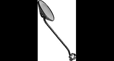 Spiegel Ergotec M-55L lange Arm 105mm staal - zwart gezandstraald