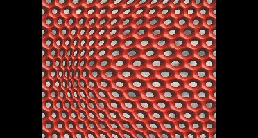 GRAFISCH 3D RETRO BEHANG - Grijs Rood Zilver Metallic - AS Creation Mac Stopa