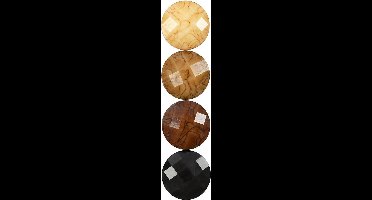 Creotime Cabochons Harmonie Rond 14 Mm Bruin 24 Stuks