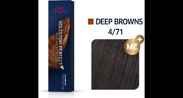 Wella Professionals Koleston Perfect Me+ - Haarverf - 4/71 Deep Browns - 60ml