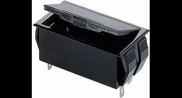 Bopla 46300000 Batterijhouder Aantal cellen: 2 AA (penlite), 9V (blok) Soldeeraansluiting (l x b x h) 37 x 65 x 21.5 mm
