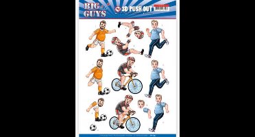 Sports - Big Guys 3D-PushOut Yvonne Creations