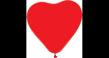 Ballonnen Hartjes Rood - Helium- en Luchtvulling