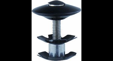 Balhoofdplug M-Wave 1-1/8" - zwart
