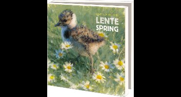 Kaartenmapje met env, vierkant: Lente, Elwin van der Kolk, Vogelbescherming