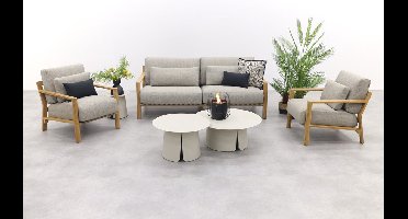 4 Seasons Lucas/Velora stoel-bank loungeset - 5-delig