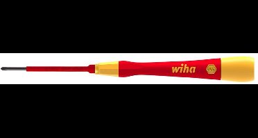 Wiha 42378 Elektronica, VDE, Elektronica en fijnmechanica Kruiskop schroevendraaier PH 0 Koplengte: 65 mm