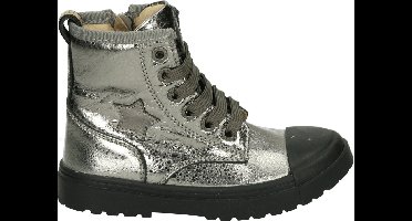 Bikerboots | Meisjes | Old Silver Metallic | Leer | Shoesme | Maat 26