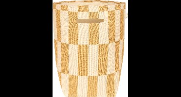 Nobodinoz Opbergmand Vibes - 44x56x28cm - Mustard and Sand Tiles