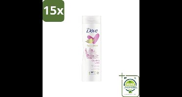 15 x Dove Bodylotion - Glowing Care - Lotus & Rijstmelk - 250 ml - Grootverpakking - Voedende Bodylotion - Hydraterende Bodylotion - Huidverzorging - Zachte Huid - Stralende Huid