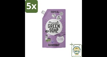 5 x Marcel’s Green Soap – Handzeep Navulling – Lavendel & Rozemarijn – 500 ml - Grootverpakking - Kabel - Kabels - Kabelsysteem - Kabelsysteem
