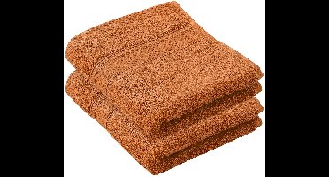 De Witte Lietaer Gastendoekje Stephanie Caramel - 30 x 50 cm - 2 stuks - Bruin - Katoen