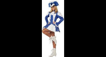 Dansmarietje pakje blauw/wit vrouw - Maat 48