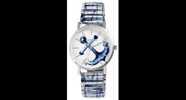 Raptor Herenhorloge siliconen JW20204 met echte leren band, 5ATM, basic, modern, zakelijk