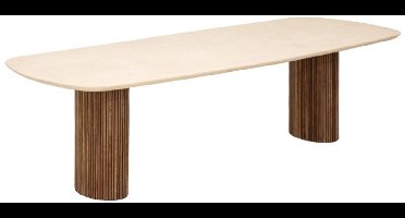 DTP Home Eettafel Lagoon Deens ovaal teakhout mortex - 270x110 cm