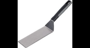 Cookinglife BBQ Spatel Fire & Flavour - Grillspatel - Omkeerbare Spatel - BBQ Spatula - RVS/Kunststof - Zwart/Grijs - Vaatwasserbestendig - 35 cm
