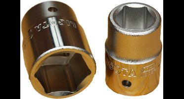 Steekdop 22mm, 1/2 inch Dop, Zeskant, CR-V, Werkplaats Dop