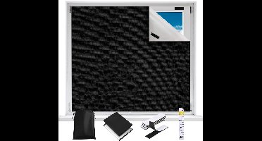 Boraboi® Verduisteringsrolgordijn zonder boren voor ramen en dakramen met thermische coating