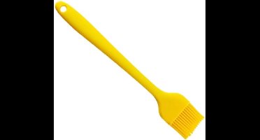 Scoby - 2 x Bakkwast - Olieborstel - Boterbostel - Keukenaccessoire - Keukengerei - Bakken - Geel - 2 Stuks