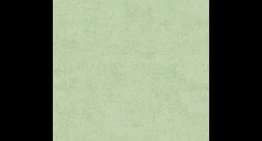 ZACHT GEMELEERD BEHANG | Basic - Groen - A.S. Création Lilly & Luis