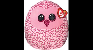 Ty Squish a Boo Pinky Owl 20cm