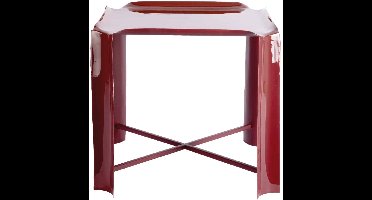 Leitmotiv Bijzettafel Cadiz - Bordeauxrood - 41x41x41cm - Scandinavisch