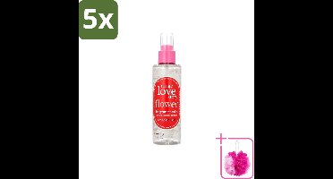 5 x Treaclemoon – Body Mist – Rouge Love Story – 150 ml - Bulkverpakking - Lichaamsspray - Douchemop - Geur