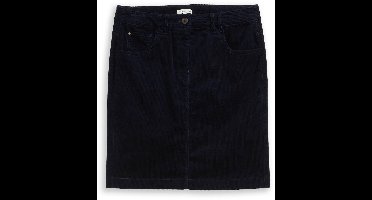 Tom Tailor - Corduroyrok met zakken - Maat 38 - sky captain blue
