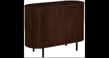 Rechthoekig buffet met nis, 75 x 100 cm, 2 deuren, bruin