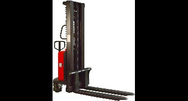 Semi-elektrische stapelaar 1000 kg - Hefhoogte 3000 mm - Duplex mast - AGM accu 120 Ah MW Tools SES1030