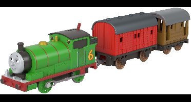 Thomas de Trein klassieke Percy met postwagen - gemotoriseerde trein